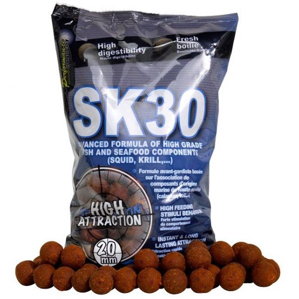 Vážené Boilies STARBAITS SK30 1kg