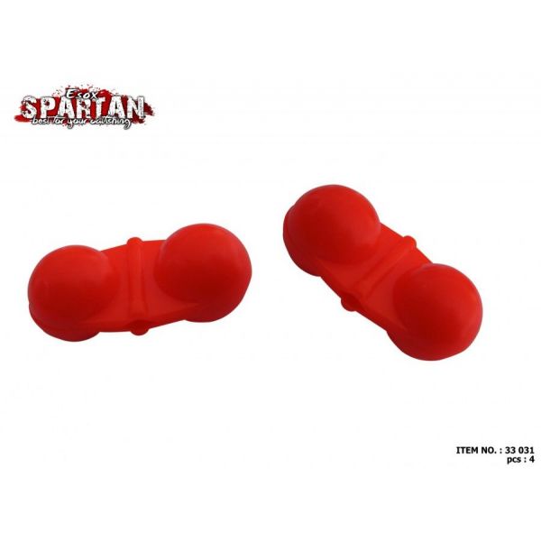 Esox Spartan Plastic RED Soundballs