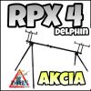 Náhradné nohy pre Delphin RPX4 Silver/2ks