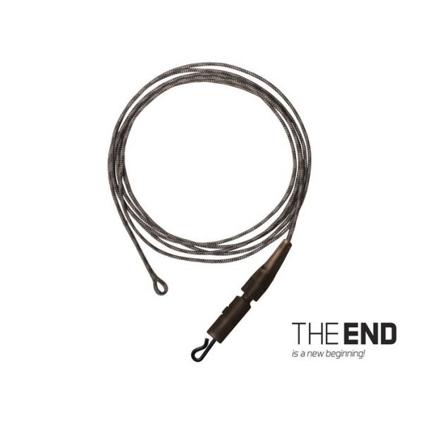 Nádväzec THE END Leadcore + PIN clip / 3ks
