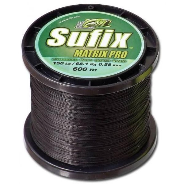 Sufix Matrix Pre 1500 m / 0,30 mm / 27 kg, čierna
