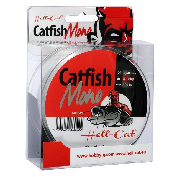 HELL-CAT CATFISH MONO CLEAR 0,60MM, 300M