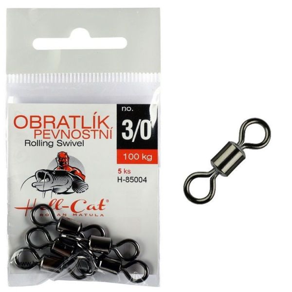 Hell-Cat Obratlík pevnostné Rolling Swivel no.2 / 0,75kg (5ks)