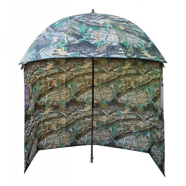 SURETTI Dáždnik s bočnicou Camo 190T, 220cm