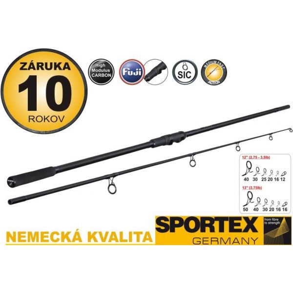 Kaprové prúty COMPETITION Carp 365cm /3,00lb / 2 diely