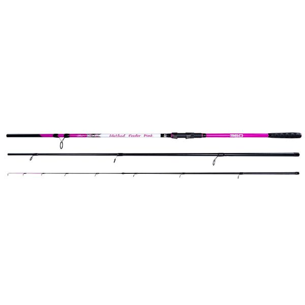 CARP EXPERT RYBÁRSKY PRÚT METHOD FEEDER PINK, 3+3DIELNY, 100-150G, 3,60M