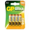 GP BATÉRIE ULTRA ALKALICKÉ AA 15AU (LR6) BL/4 (B1921,GP15AU-C4)