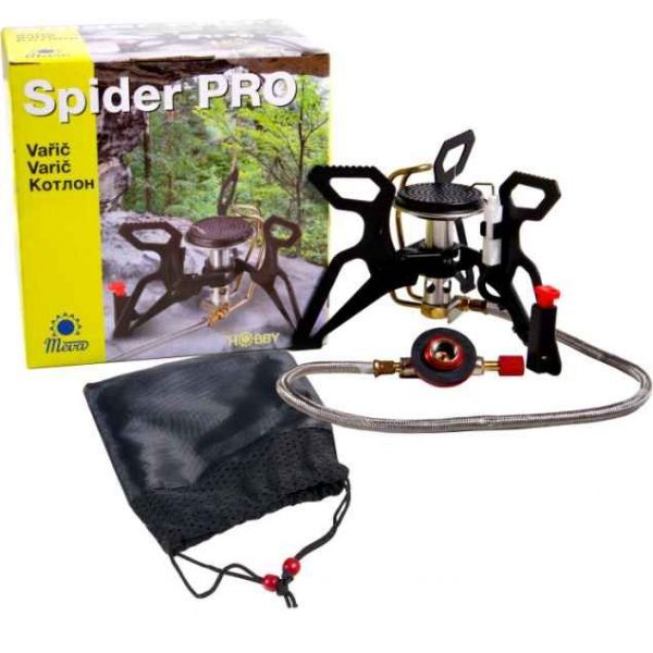 Rybársky skladací varič SPIDER PRO - piezo zapalovanie