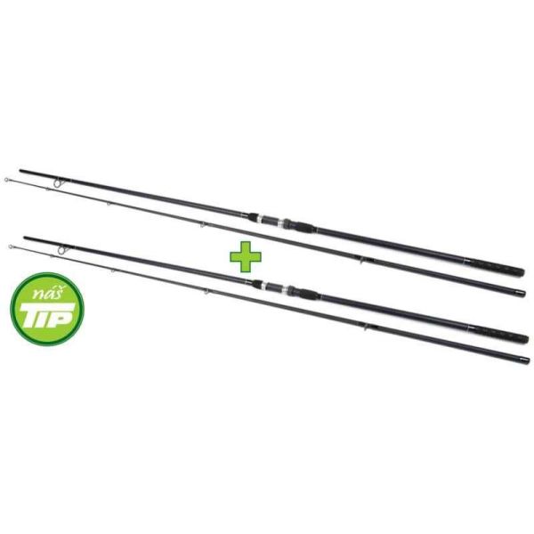 akcia 1 + 1 kaprové 2 dielne prúty 3,6m - 2,5lbs