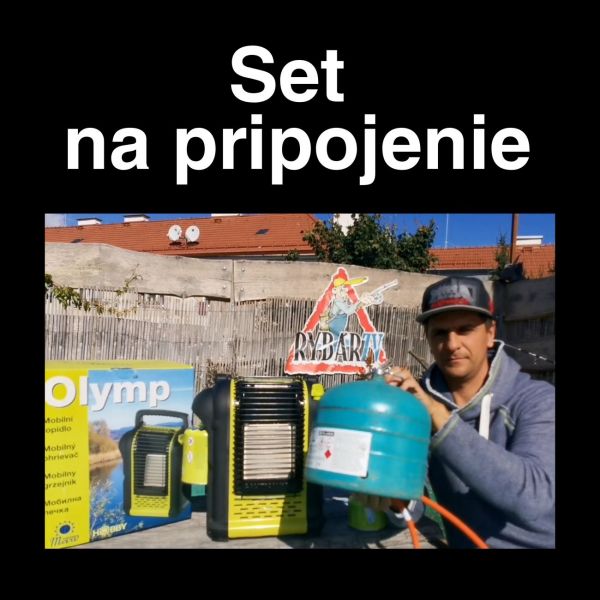 Set kompletný na 2kg bombu + Meva Mobilný ohrievač Olymp