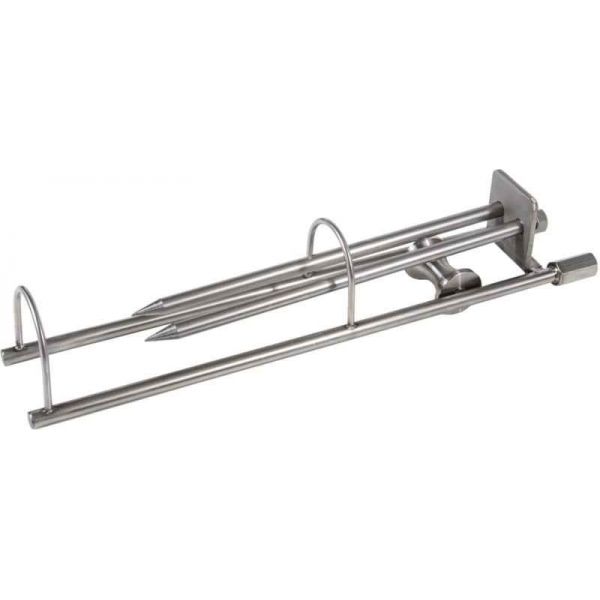 Exclusive nerezový držiak prútu s kladkou skladací 75cm