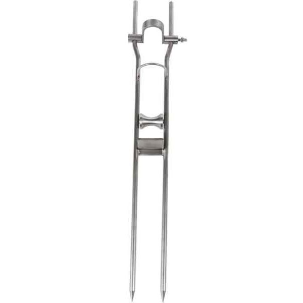 Exclusive nerezový držiak prútu s posuvnou kladkou 75cm