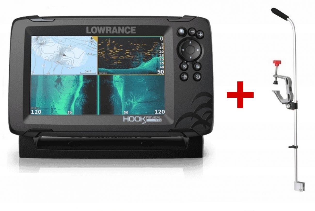 Sonar Lowrance Hook Reveal 7 Tripleshot ROW