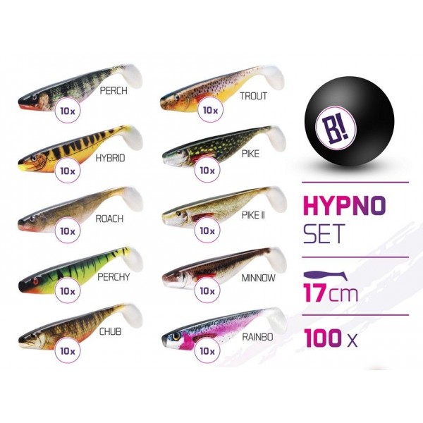Sada nástrah BOMB Hypno 17cm / 100ks