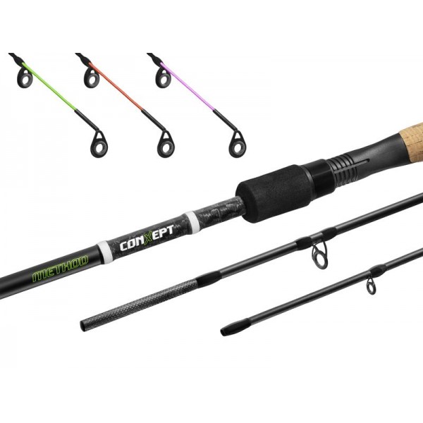 Sada špičiek Delphin Method CONXEPT L+M+H CarbonGLASS /3 ks