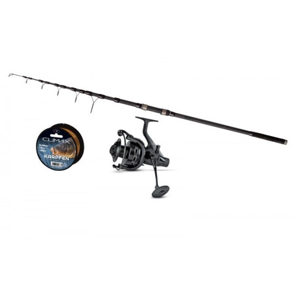 Tele 3,9m/3lbs + 2 brzdový navijak After Dark 80