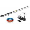Set SPORTEX Black Pearl GT-3 2,1m/2-8g+SHIMANO Aero+vlasec