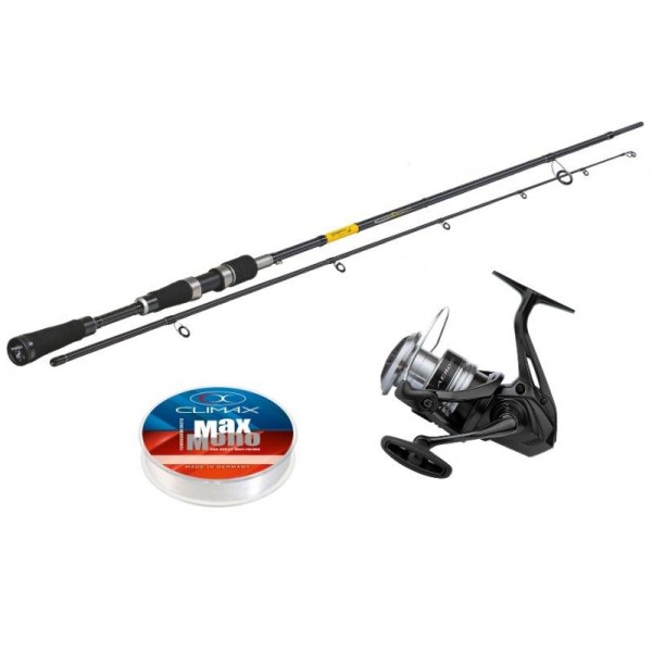 Set SPORTEX Black Pearl GT-3 2,1m/2-8g+SHIMANO Aero+vlasec