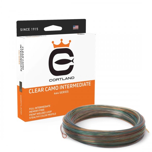 Cortland muškárska šnúra 444 Classic Intermediate Clear Camo Fresh/Salt|WF8I 90ft
