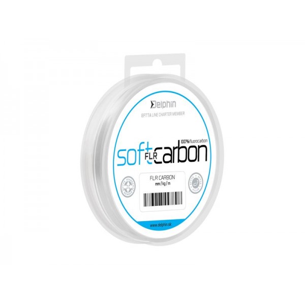 Delphin SOFT FLR CARBON - 100% fluorokarbón transp.