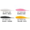 Dipované umelé nástrahy FishUP Tanta 63mm-2,5”/8ks Farba: White/Bubble Gum