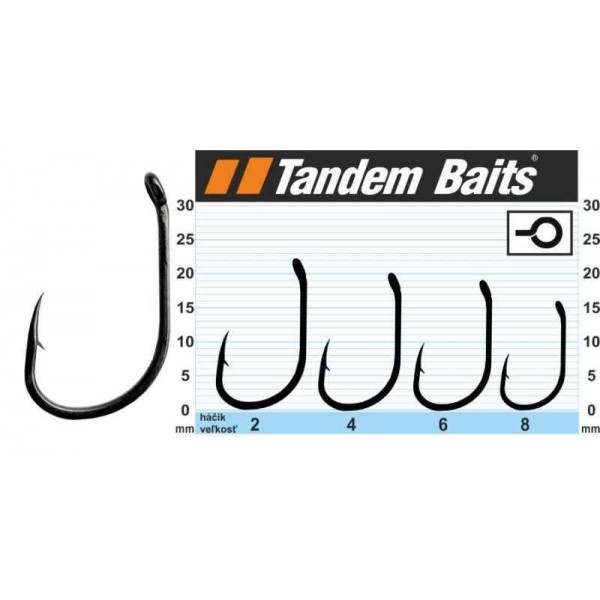 Kaprový háčik Stealth - Wide Gap XS Tandem Baits 10ks veľkosť 2, 10ks