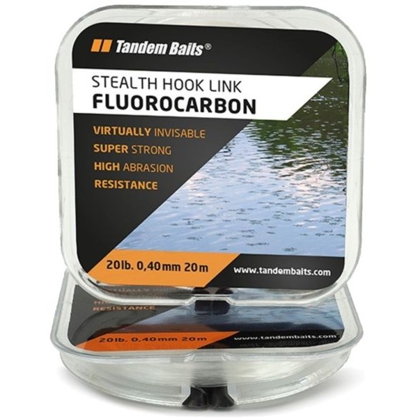 Fluorocarbonový silon TB Stealth 20 m 15 lb / 0,35 mm