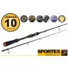 Rybársky prívlačový prút SPORTEX Air Spin - dvojdielny AS2704 2,70m, 80g, 2 diel