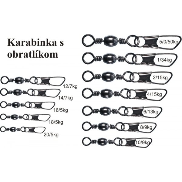 ALBASTAR Karabínka I veľkosť 1/25kg
