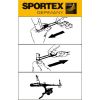 Sťahovacia guma na prúty s poistkou - SPORTEX 2ks