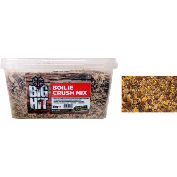 MIX krmivo Crafty Catcher Big Hit boilie crush mix 3kg