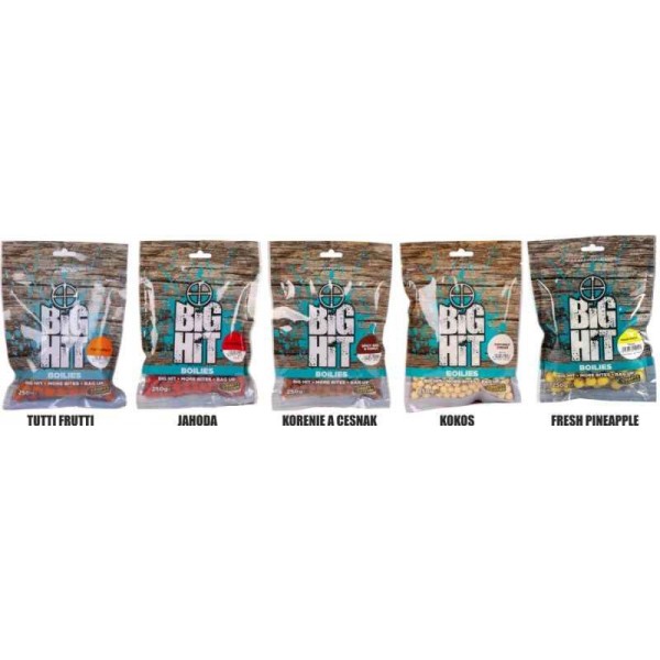 Boilies Crafty Catcher Big Hit 10mm / 250g Fresh Pineapple/Čerstvý ananás