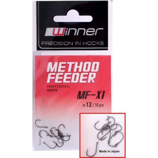 Háčik - Matt Finish Method Feeder Hook Classic 10ks veľkosť: 12
