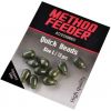 Konektor Method Feeder Quick beads 10ks -zelený Veľkosť: S