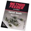 Obratlík s ochranou Method Feeder Swivel beads 10ks Veľkosť: L
