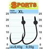 Vanfook Wolfram JIG-veľkosť XL, bez proti hrotu, 5ks velkosť XL - 0,43g