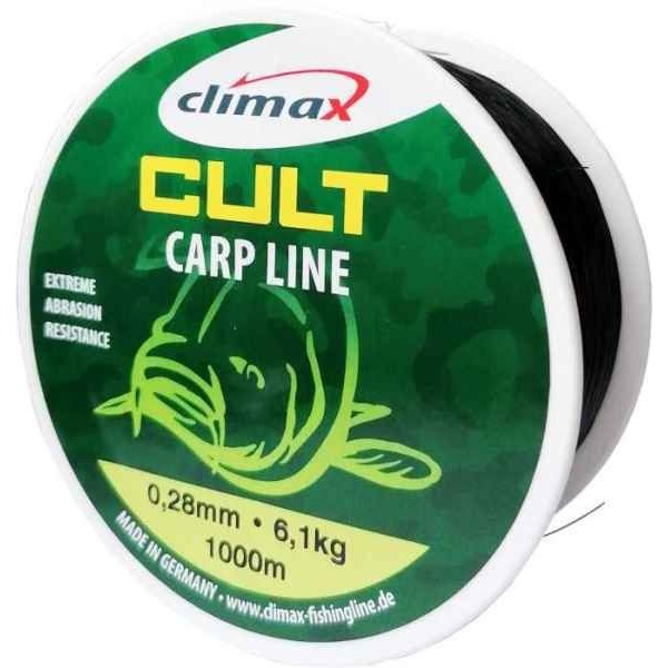 Climax silon Cult Carp line - čierny 1000m