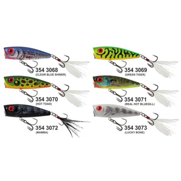 Salmo rybárske voblery Rattlin POP - popper 7cm/12,5g Farba: Real Hot Bluegill