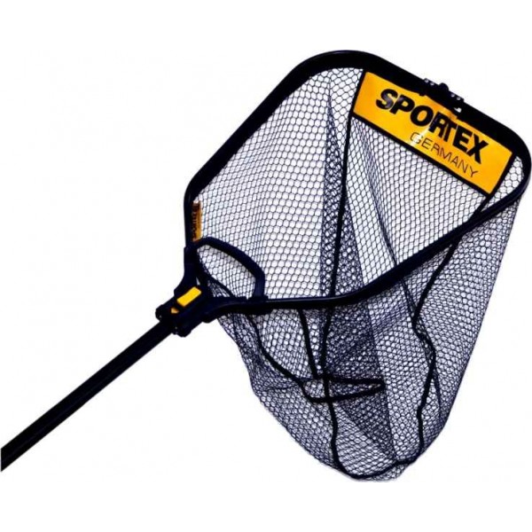 Pogumovaný rybársky podberák SPORTEX Veľkosť: 60x50cm, dĺžka: 141,5cm