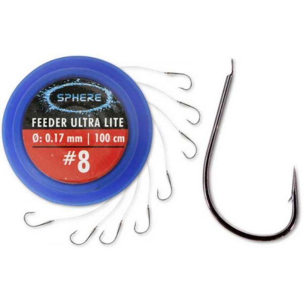Hotové feeder nadväzce Browning SPHERE 100cm 8ks Priemer: 0,15mm/2,10kg háčik: 10