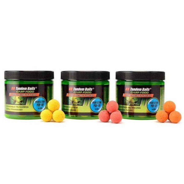 Carp Food Perfection Pop-Up boilies 16mm/70g Príchuť: Vanilka a smotana