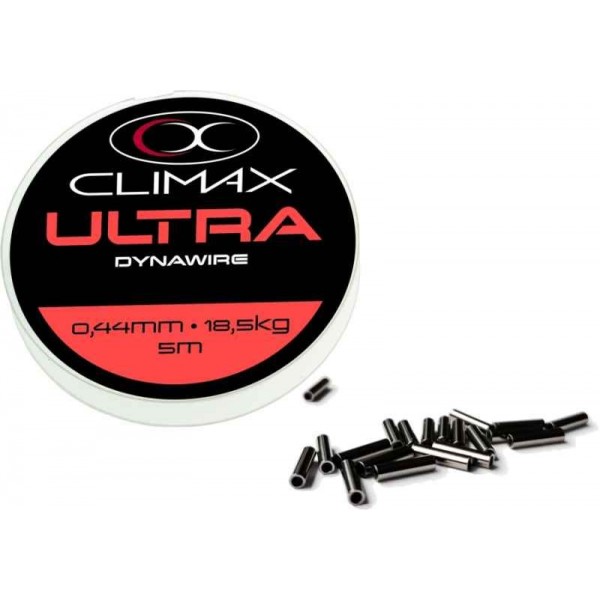 Oceľová šnúra Climax DYNAWIRE 5m + 20ks trubičiek Priemer: 0,55mm Nosnosť: 23,0kg