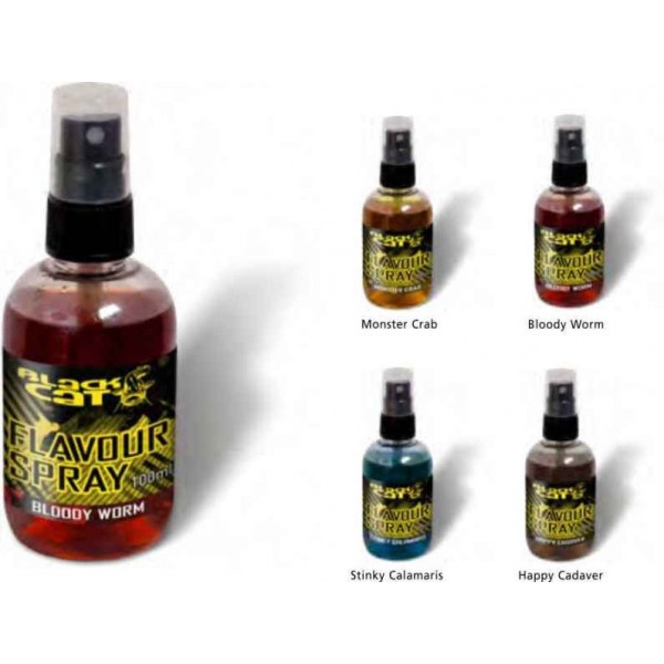 Sumcový dip v spreji Black Cat Flavour Spray 100ml Stinky Calamaris