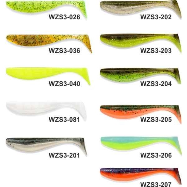 Dipované umelé nástrahy FishUP 8cm/8ks Wizzle Shad 3 Farba: Lemon