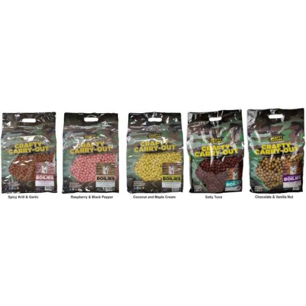 Crafty Catcher Carry Out Big Hit 15mm / 5kg Raspberry + BP / Malina + čierne korenie