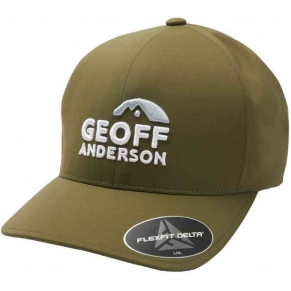 Šiltovka Geoff Anderson Flexfit Delta zelená 3D logo Veľkosť: L/XL