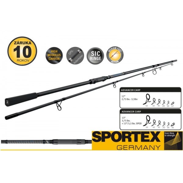 Kaprárske prúty Advancer CS-2 Carp 2-diel