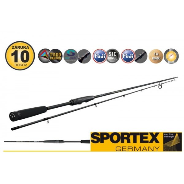 Prívlačové prúty TiBoron RS-3 ULR 2-diel 210cm / 1-7g