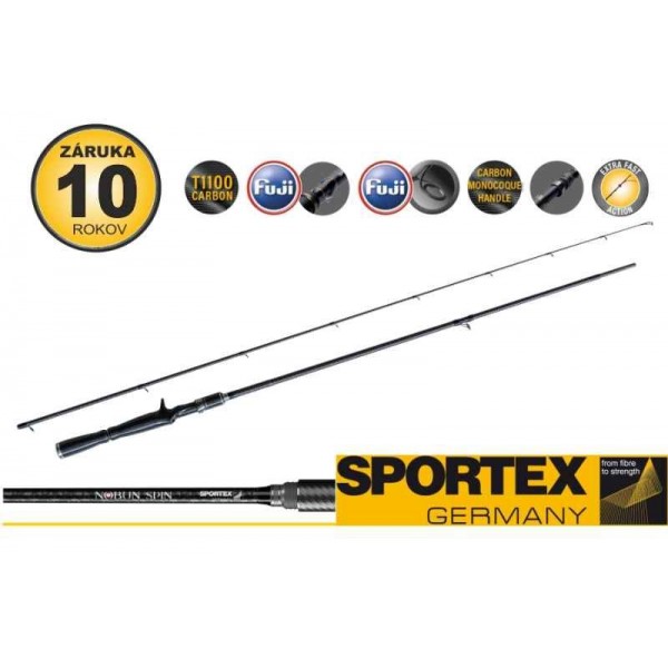 Prívlačové prúty NOBUN Baitcast 2-diel 215cm / 40g