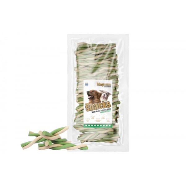 Pre psov točená tyčinka 12,5cm 50ks GREEN/WHITE